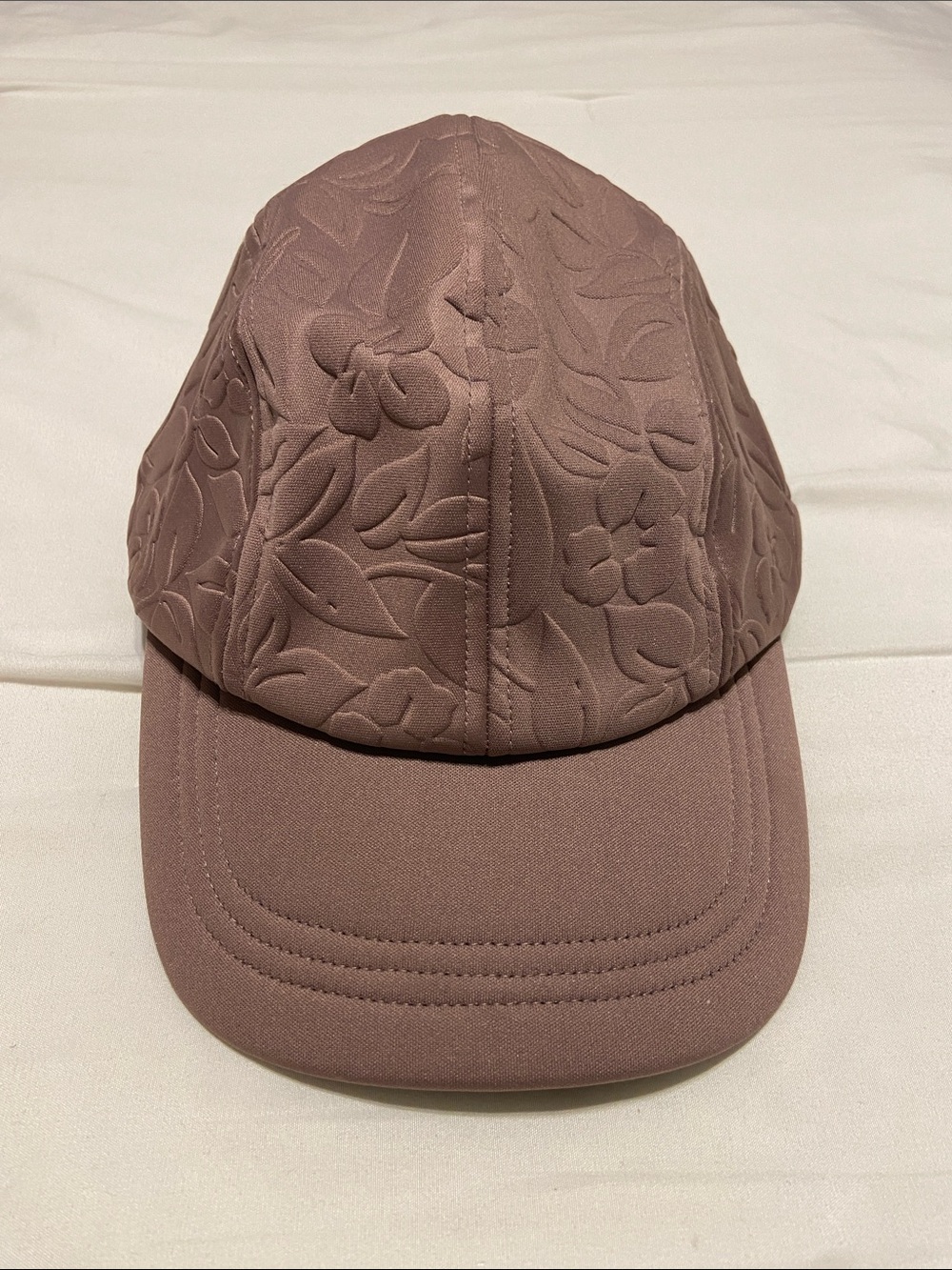 Adidas by Stella McCartney Women’s Embossed Floral Baseball Cap - Taupe